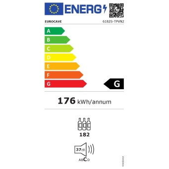 eurocave_6182s_glasdeur_energielabel